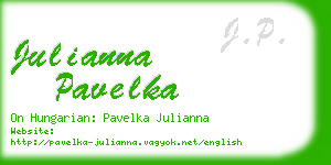 julianna pavelka business card